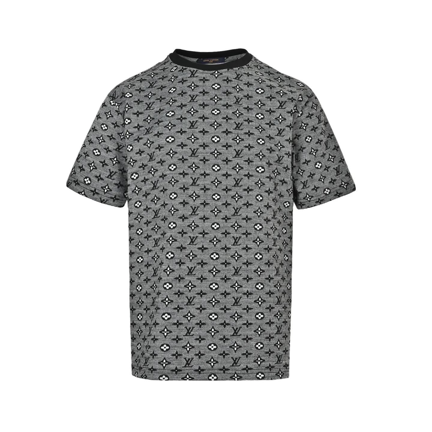 Louis Vuitton/Louis Vuitton 26ss all-over presbyopia jacquard short sleeves